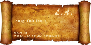 Lung Adrienn névjegykártya